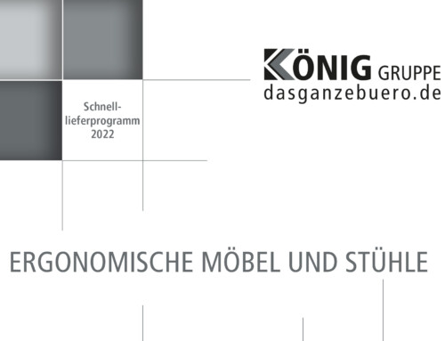 König Gruppe – Ergonomische Möbel und Stühle – Katalog 2022